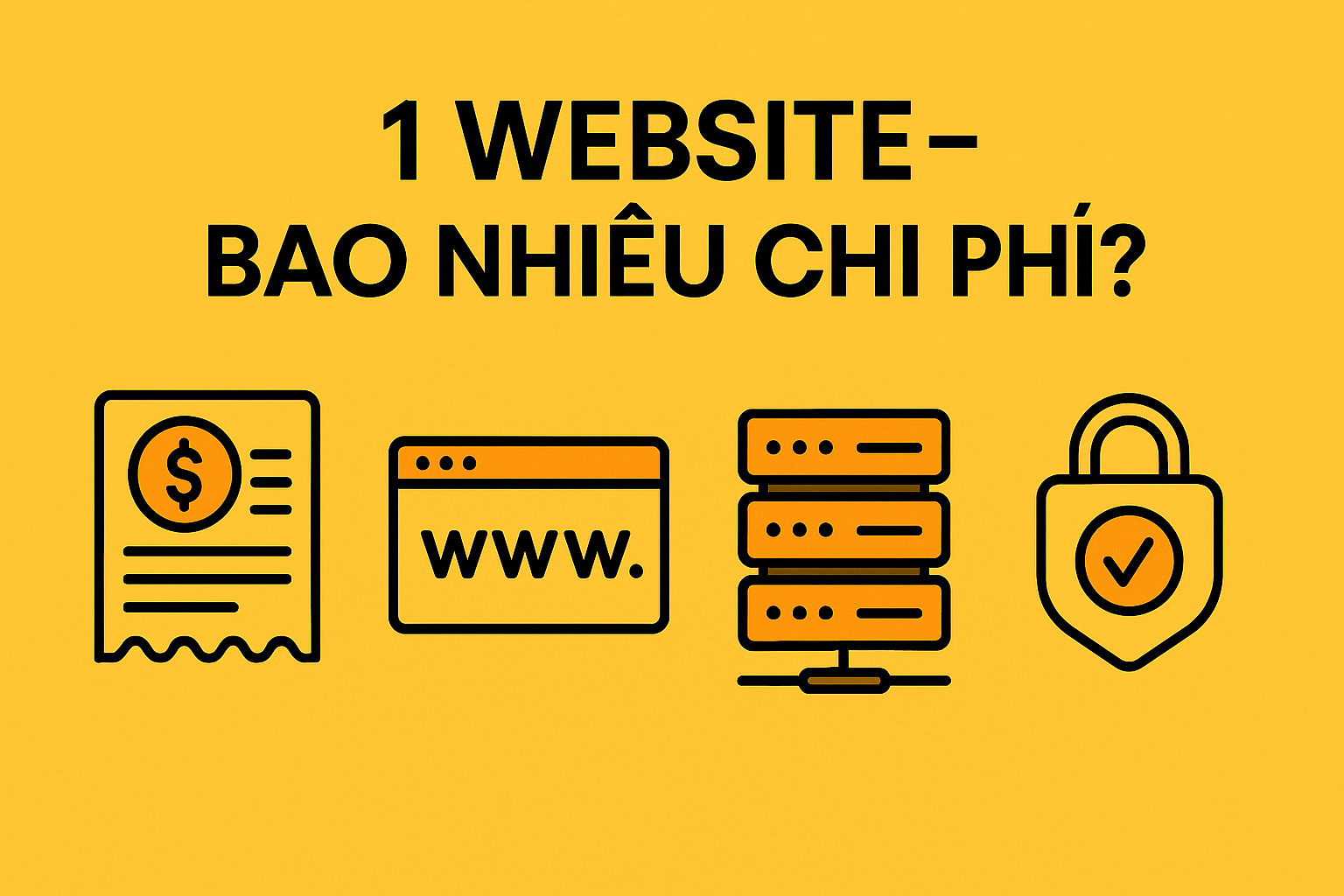 1 Website – Bao nhiêu chi phí? Giải đáp A-Z dành cho người mới