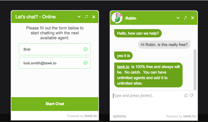 Tich hop chat vao website