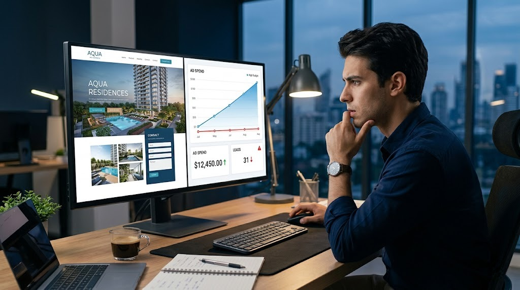 Vì Sao Landing Page Dự Án Chạy Ads Nhiều Tiền Nhưng Khách Không Để Lại Thông Tin?